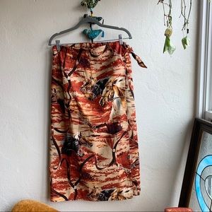 Handmade Horse Wrap Skirt